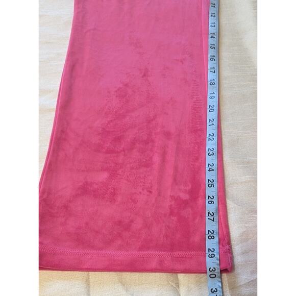 Juicy Couture Soft Velour Hot Pink Track Suit Jacket Pants Set Size Large - Picture 5 of 12